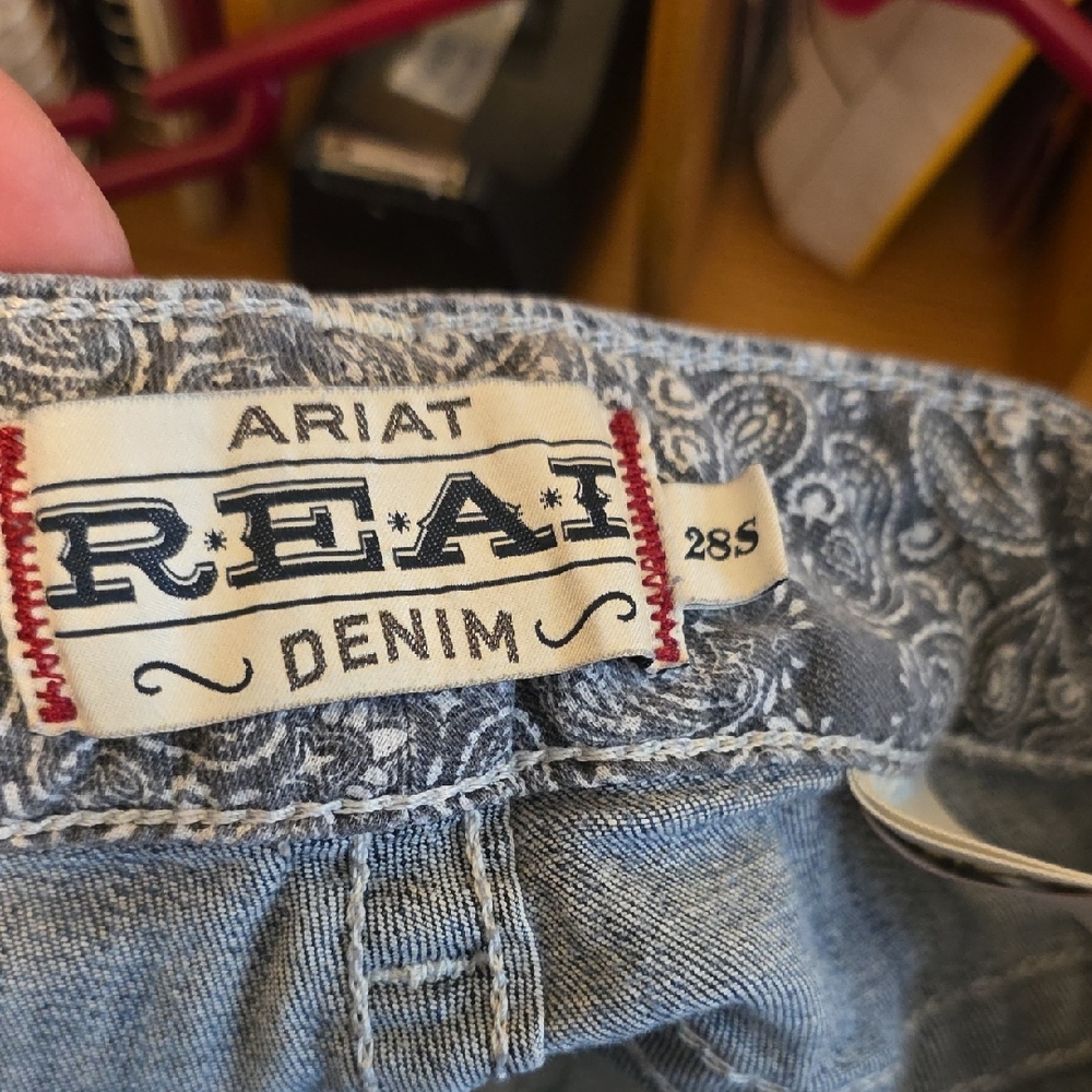 Ariat Women's Straight Leg Blue Jeans - Picture 4 of 5